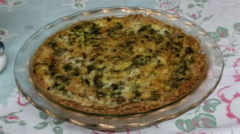 Almond-Crusted Spinach Quiche - Breast Cancer Conqueror