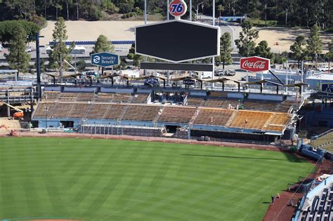 Dodger Stadium Renovation Ongoing As MLB Shuts Down Due To Coronavirus ...