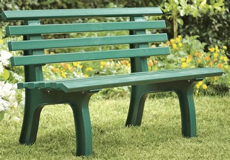 resin outdoor benches