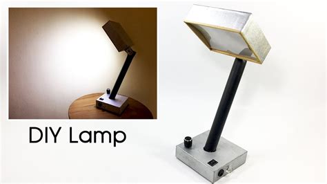 DIY LED Desk Lamp With Dimmer / DIY Rechargeable Table Lamp - YouTube