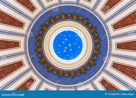 Pennsylvania State Capitol Inner Dome Editorial Stock Image - Image of rotunda, pattern: 157668109