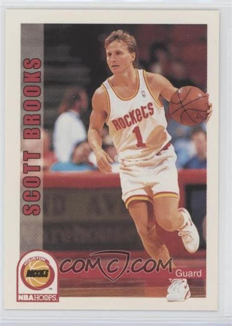 1992-93 NBA Hoops - [Base] #390 - Scott Brooks