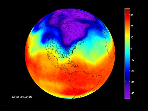 NASA's AIRS captures polar vortex moving in over U.S. – Climate Change ...