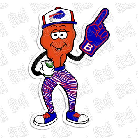 Bills Fan Wing Sticker | Hot Wing Designs