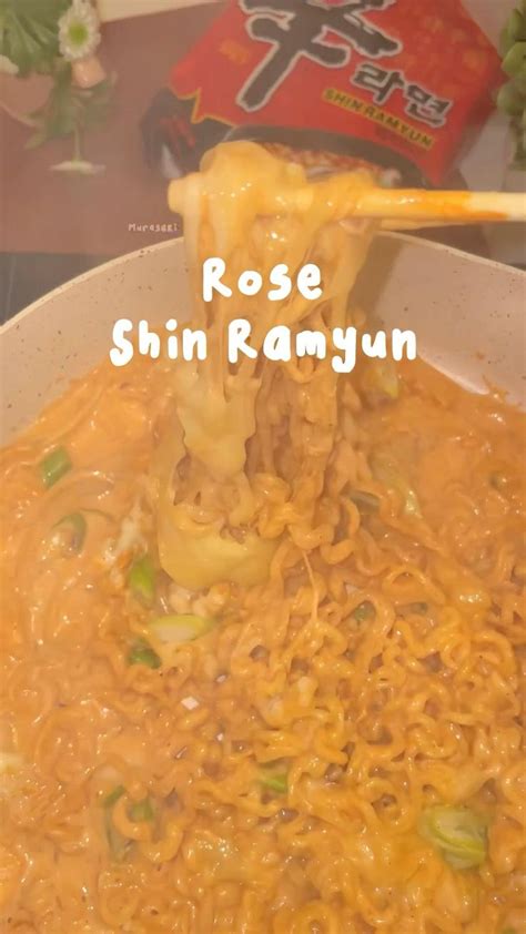 Rose Shin Ramyun | Halal recipes, Food videos cooking, Ramen recipes easy