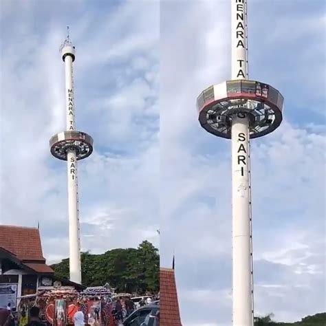 (Video) 36 Visitors Stuck Inside Melaka's Taming Sari Tower For 1 Hour ...