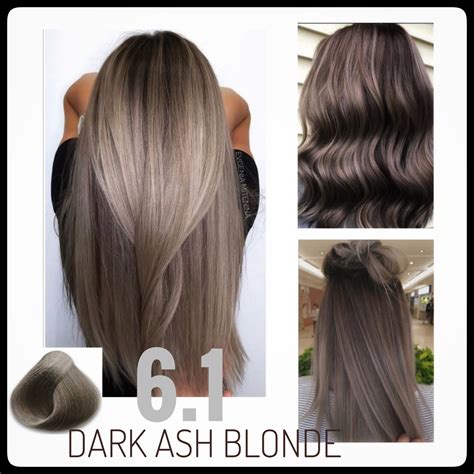 Dark Ash Blonde Hair Color Chart