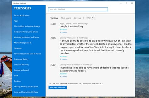 The Windows Feedback app will remain a part of Windows 10 after RTM - Neowin