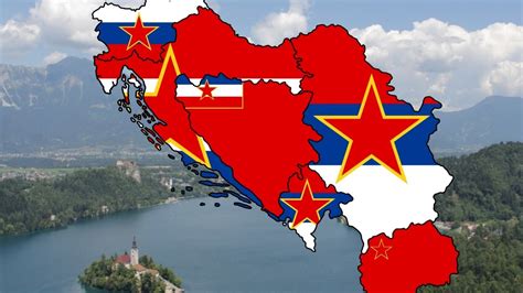 Yugoslavia 1945 1991 Flag Map Speedpaint 🇸🇮🇭🇷🇧🇦🇲🇪🇷🇸🇲🇰🇽🇰 - YouTube