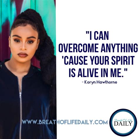 Breath Of Life Daily: Koryn Hawthorne Debuts "Enough" Single on ...