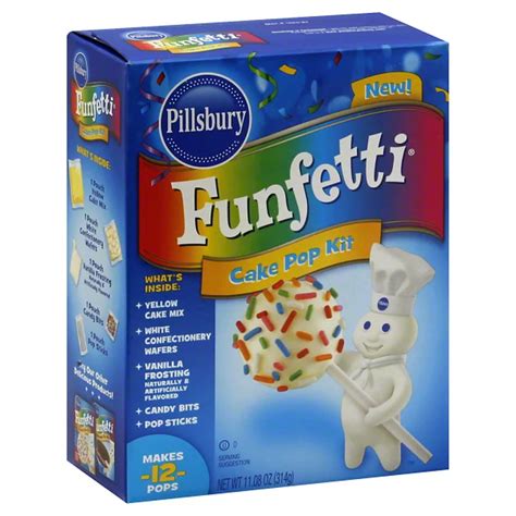 Pillsbury Funfetti Yellow Cake Pop Kit - Shop Baking Mixes at H-E-B