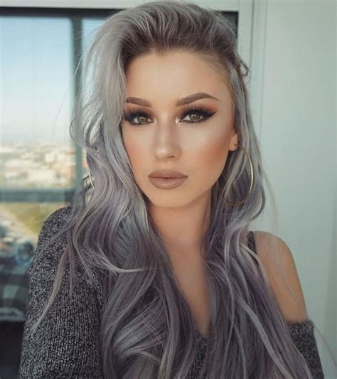 Gray hair color ideas 2018-2019 : Long Hair Tutorial - Page 2 of 3