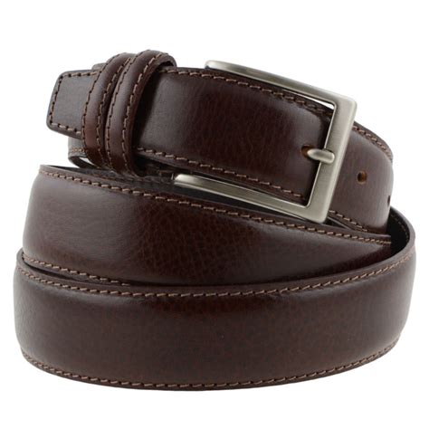 Full Grain Leather Belt - Dark Brown - Hunter Treacy Tailors Dublin