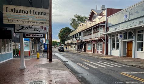 Lahaina Town Front Street - Maui Accommodations Guide