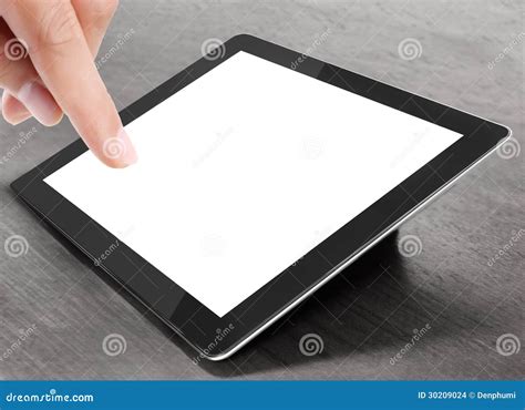 Touch screen tablet stock photo. Image of computer, design - 30209024