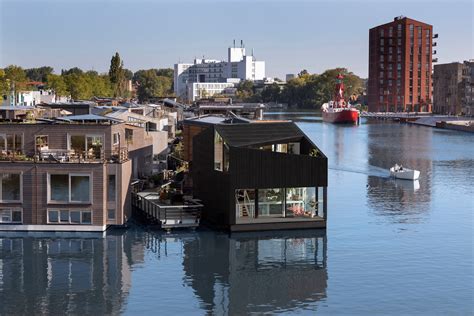 i29 completes angular floating house as part of sustainable Amsterdam community - Maryna ...