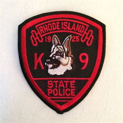 Rhode Island State Police K9 | Police, Police k9, Police patches