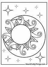 Free Printable Sun And Moon Coloring Pages sketch template