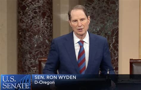 Oregon’s Ron Wyden takes Senate floor late Wednesday (watch) - oregonlive.com