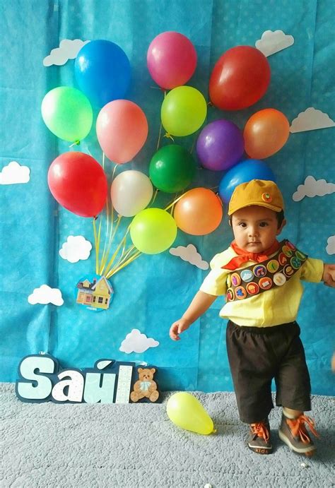 Disfraz de Russell Up | Toddler birthday party, Baby first birthday themes, Adventure birthday party