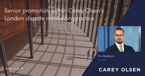 Carey Olsen on LinkedIn: Senior promotion within Carey Olsen's London ...