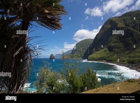 Kalaupapa Peninsula, Molokai, Hawaii Stock Photo - Alamy