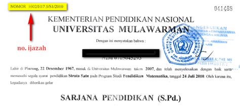 Nomor Ijazah dan Tahun Lulus pada Ijazah - INFO ASN & PENDIDIKAN