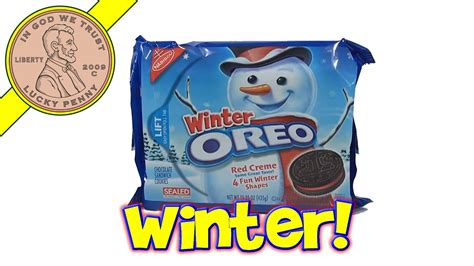 Oreo Winter Edition Cookies, Nabisco - 2013 Christmas Candy & Snack Series - YouTube