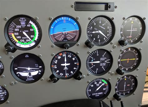 Cessna 172 Instrument Panel Template