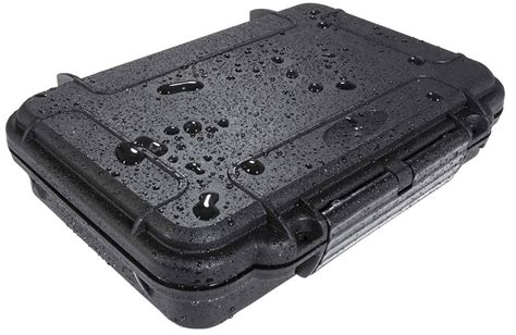Black Waterproof Storage Case With Foam Insert - 86mm x 350mm x 230mm - Max Waterproof Cases | CPC