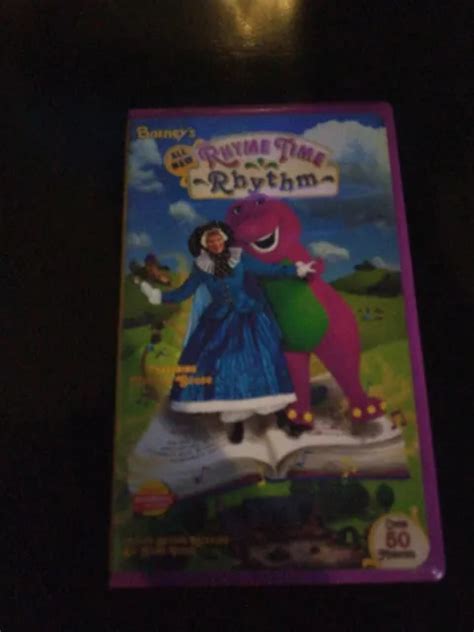 BARNEY'S RHYME TIME rhythm vhs £7.96 - PicClick UK