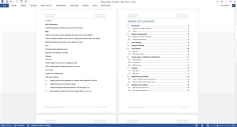 Release Notes Templates – Templates, Forms, Checklists for MS Office ...