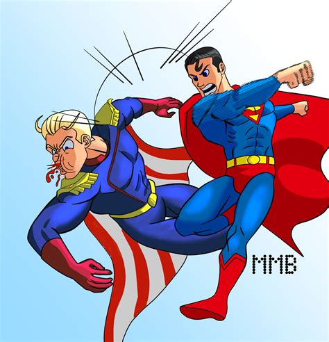 Superman vs Homelander by Markerbot on DeviantArt