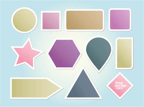 Vector Shapes Vector Art & Graphics | freevector.com