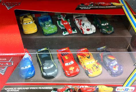 Mattel Disney Pixar CARS 2 Diecast: World Grand Prix 10-Pack Summer Re-Run | Take Five a Day