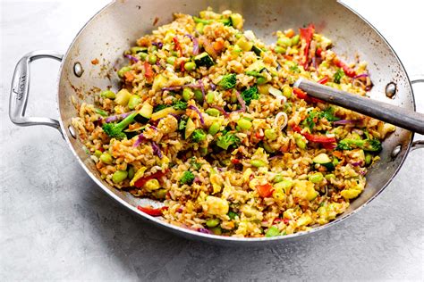 Vegetable Stir-Fried Rice Recipe [Vegetarian] — The Mom 100