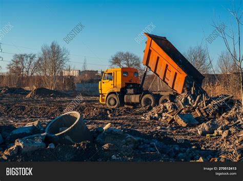 Garbage Dump Truck Image & Photo (Free Trial) | Bigstock