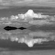 Salar de Uyuni Cloudscape in Black and White Bolivia Photograph by James Brunker - Fine Art America