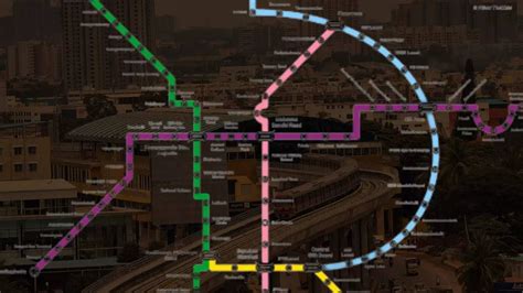 Namma Metro Map 2025: This Schematic Representation of Future Bangalore ...