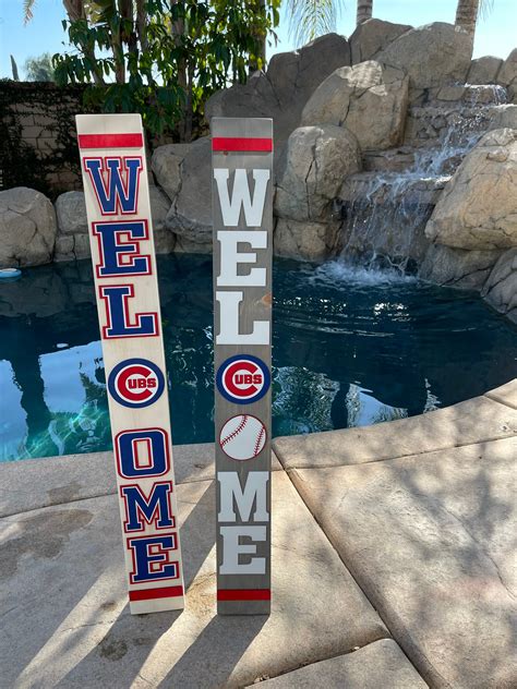 Chicago Cubs Welcome Sign | Etsy