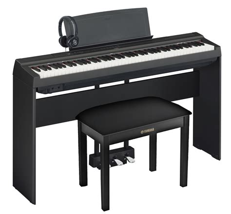 Yamaha P-125 Deluxe Digital Piano Pack In Black Finish | Yamaha Music London