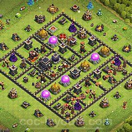 Best TH9 Farming Base Layouts with Links 2023 - Copy Town Hall Level 9 ...