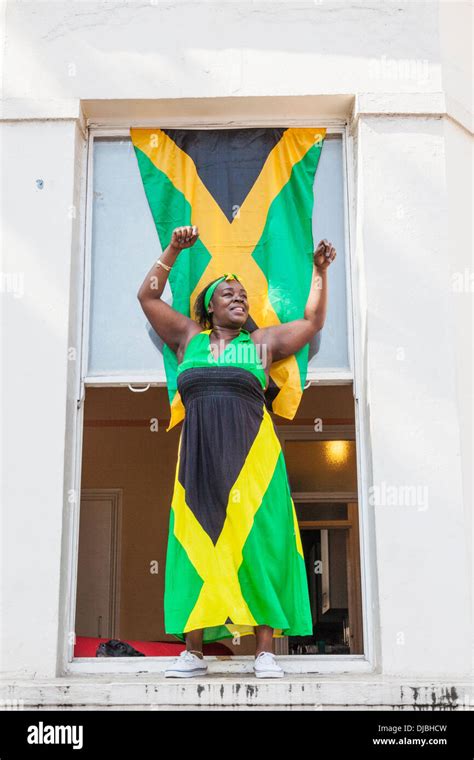 Jamaican flag festival hi-res stock photography and images - Alamy