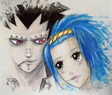 Gajeel x Levy - Fairy Tail Fan Art by AdamScythe on deviantART | Fairy ...