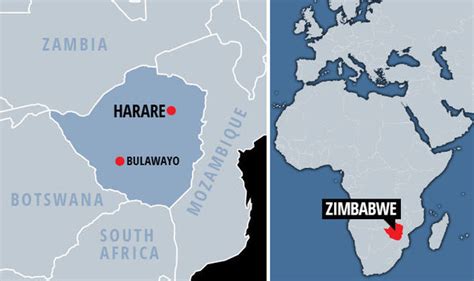 Zimbabwe map: Where is Zimbabwe and Harare? What is happening in the capital? | World | News ...