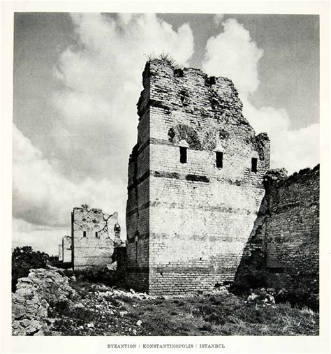 1952 Rotogravure Greece Constantinople Istanbul Byzantion Architecture – Period Paper Historic ...