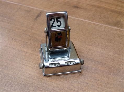 Vintage Metal Perpetual Calendar