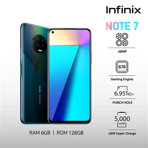 Infinix Note 7 6GB + 128GB (1 Year Local Warranty) | Shopee Philippines