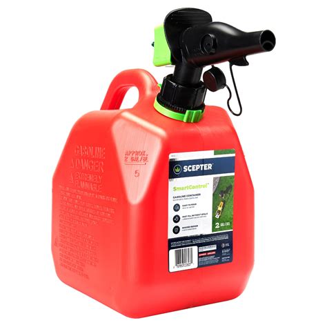 Scepter 2 Gallon Smartcontrol Gas Can, FR1G202, Red - Walmart.com ...