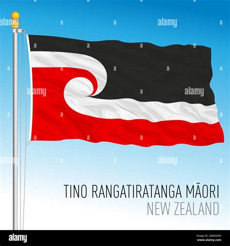 Maori nation official flag, New Zealand, vector illustration Stock Vector Image & Art - Alamy